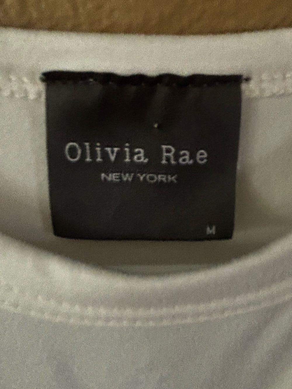Olivia Rae White Racerback Tank Top - Picture 2 of 2